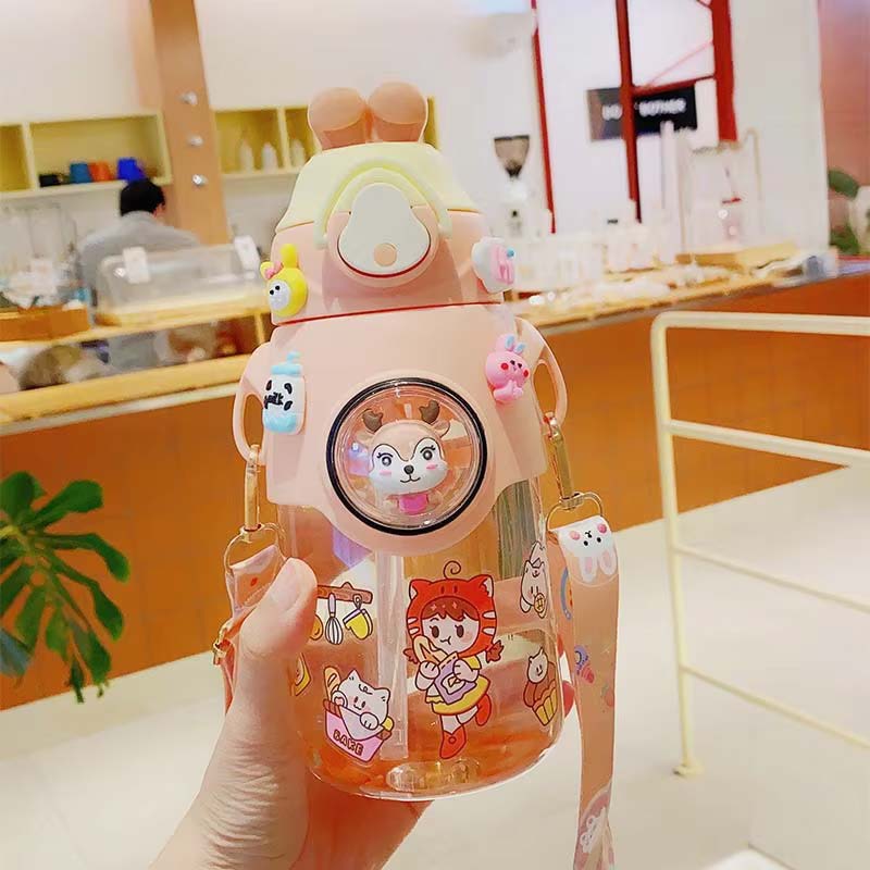 BABYDISE Kawaii Straw Bottle